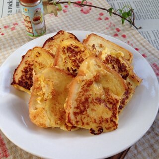 食パンdeメイプルバニラフレンチトースト♪